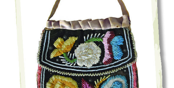 This purse was made by an unknown Bruce County First Nations artist between 1860 and 1880.